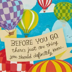 Hallmark 16" Hot Air Balloons Pop-Up Jumbo Goodbye Card 13 Hallmark 16" Hot Air Balloons Pop-Up Jumbo Goodbye Card -Hot Sale Hallmark Store Youll Be Missed Balloon Goodbye Card 1499CBG1018 05