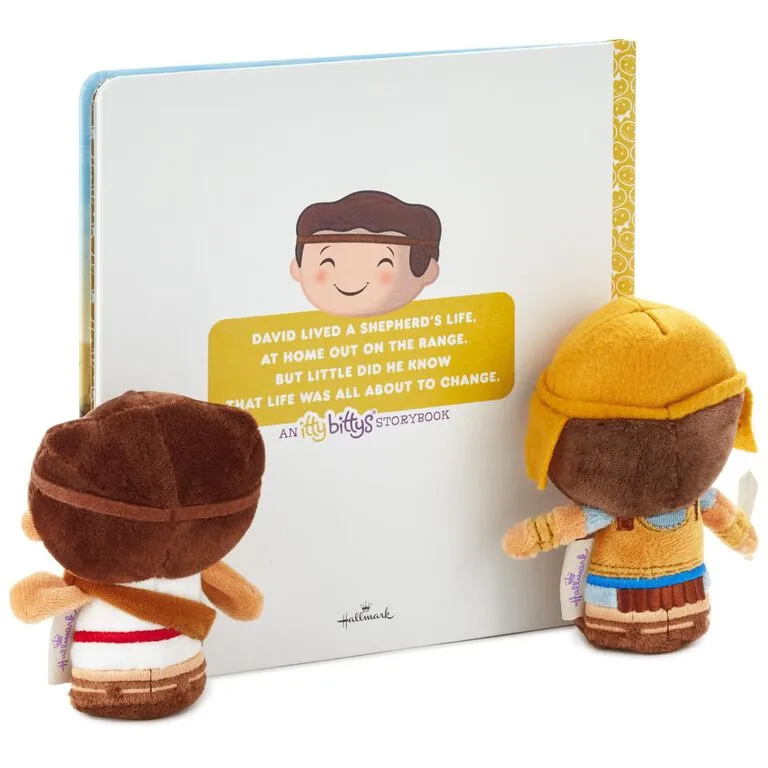 Hallmark Itty Bittys® David And Goliath Plush And Storybook Set 4 Hallmark Itty Bittys® David And Goliath Plush And Storybook Set - Image 4